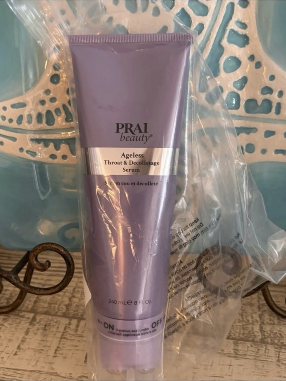 New & Fresh ~ PRAI Beauty Ageless Throat & Decolletage Serum ~ 8oz